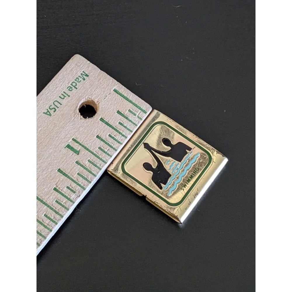 Vintage Boy Scout Belt Loop Swimming Award‎ Metal Medal